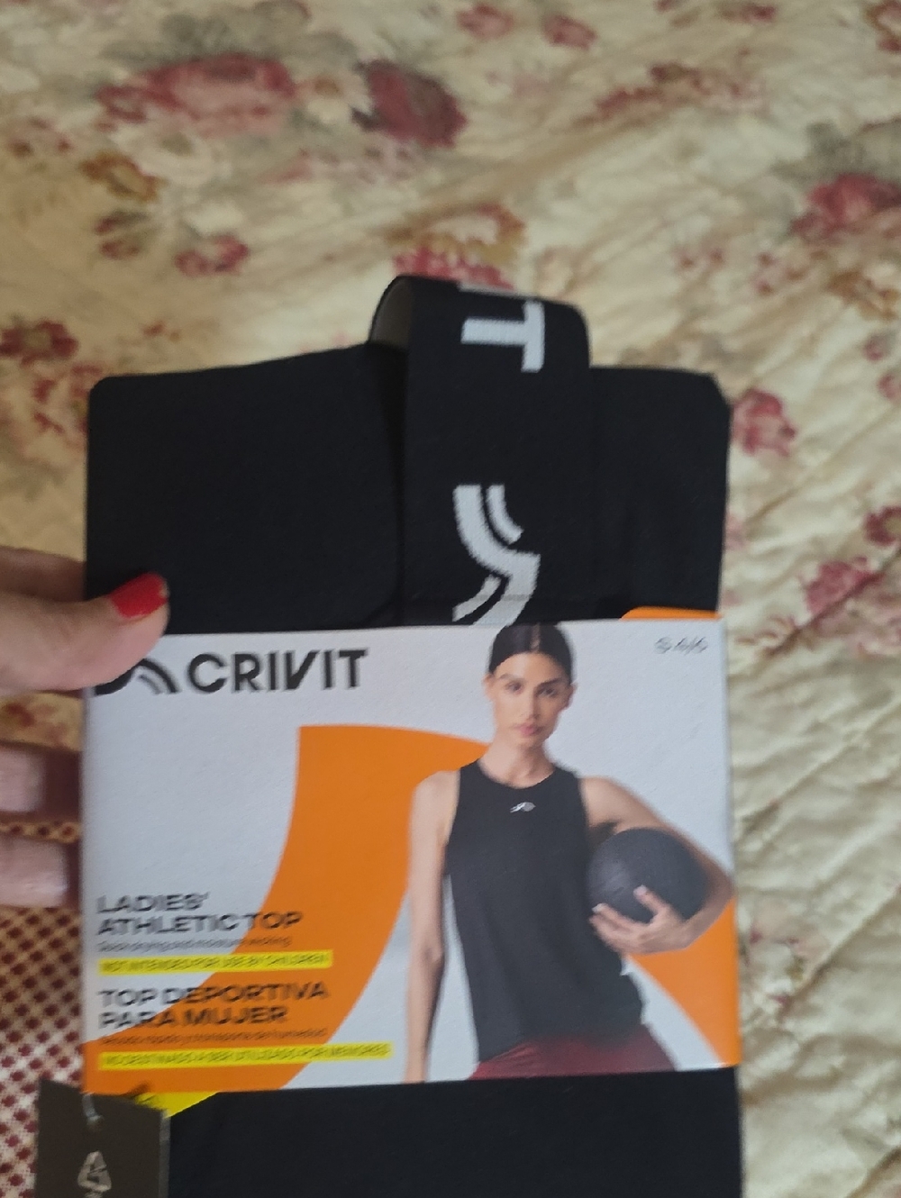 Women's Black Athletic Tank Top